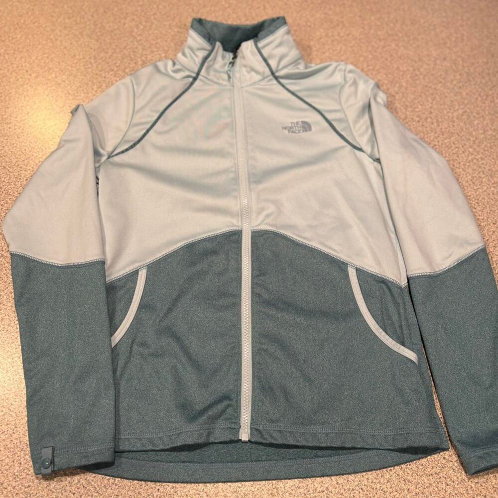 The North Face Women's Agave Two-Tone Full Zip Jacket - Teal - Size Medium